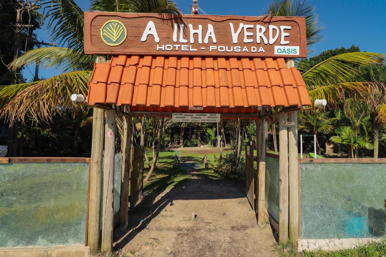A Ilha Verde Hotel Pousada Na Praia Ilha do Mel Εξωτερικό φωτογραφία
